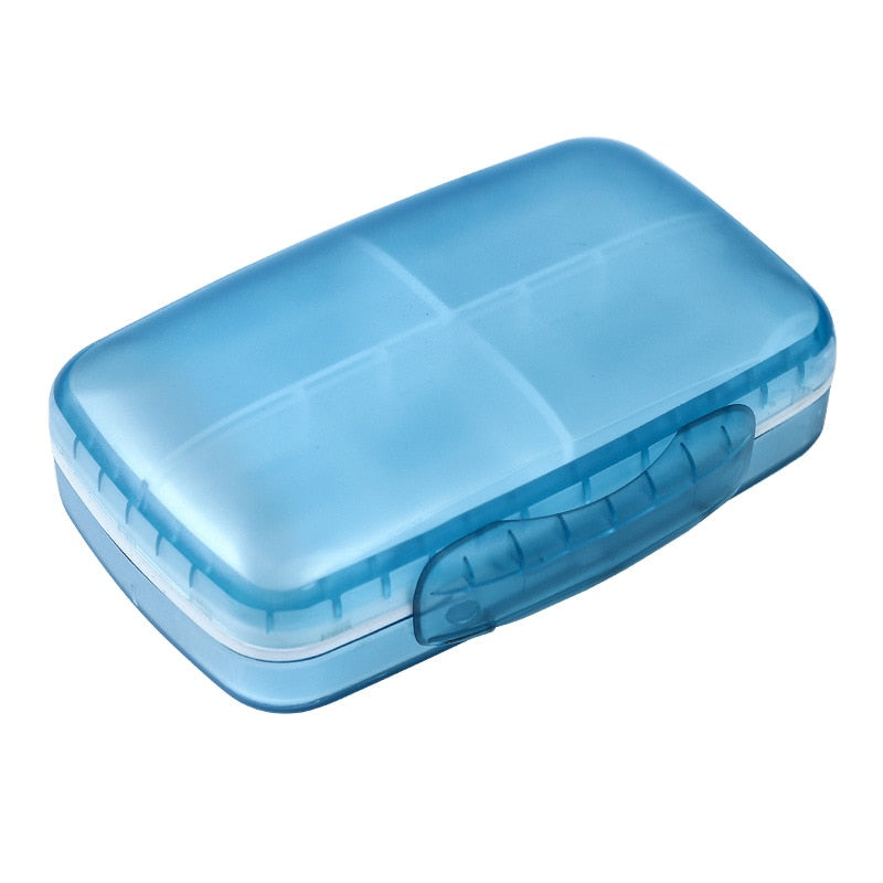 pilulier journalier bleu