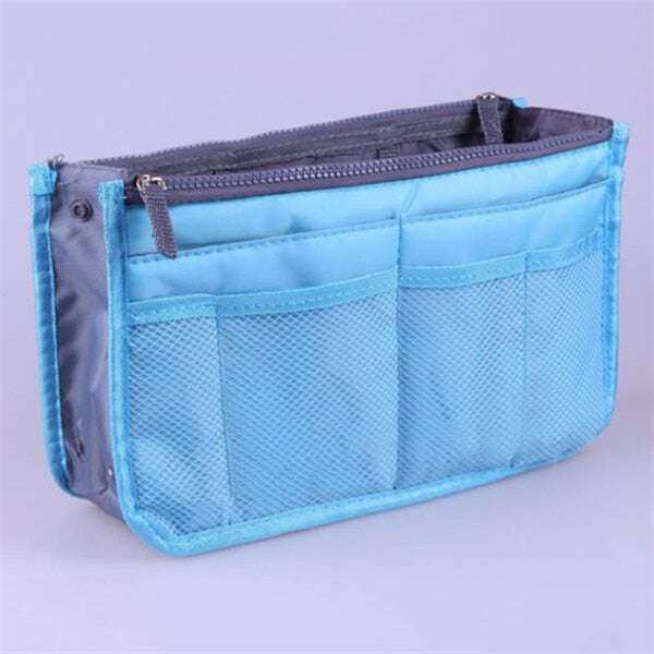 Trousse de maquillage bleu