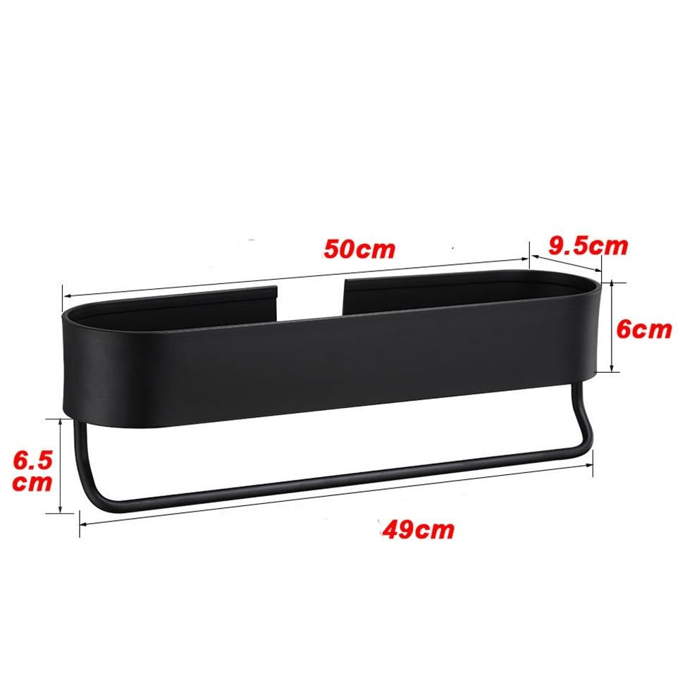 Etagère salle de bain noir