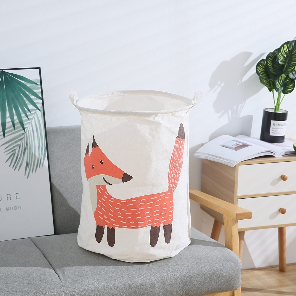 Panier de rangement bébé renard
