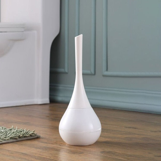Balai toilette blanc