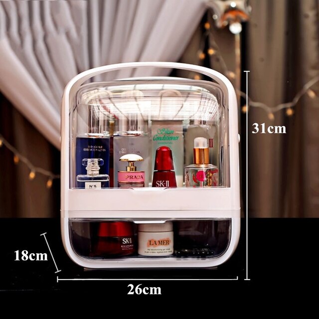 coffret maquillage blanc