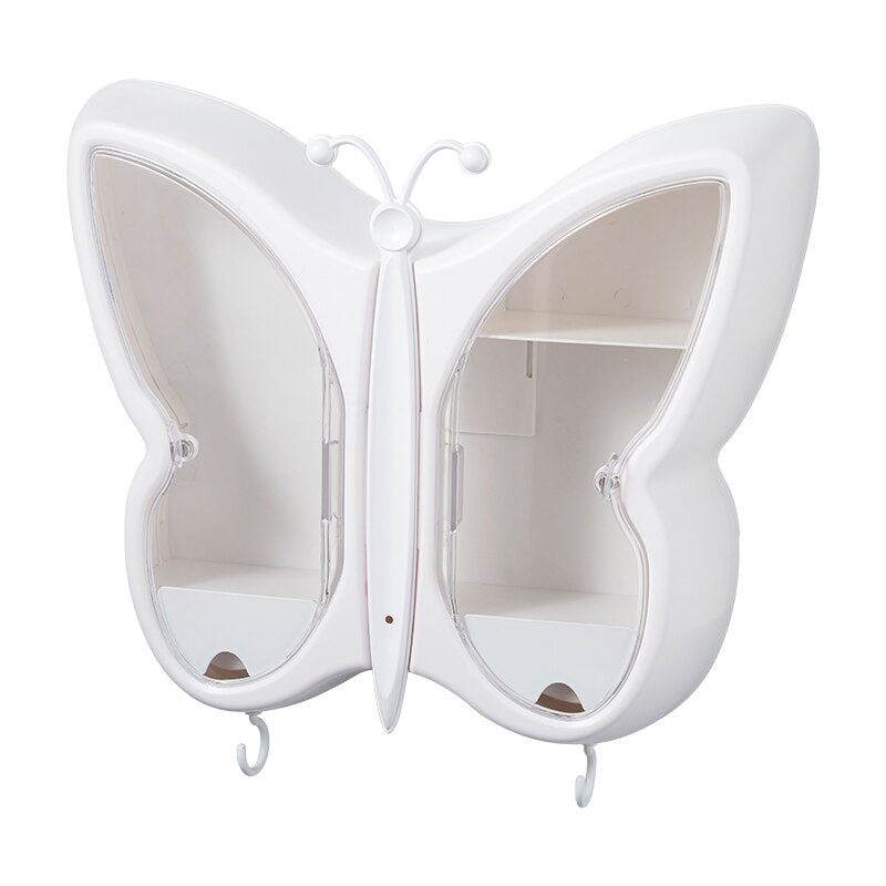 meuble maquillage papillon blanc