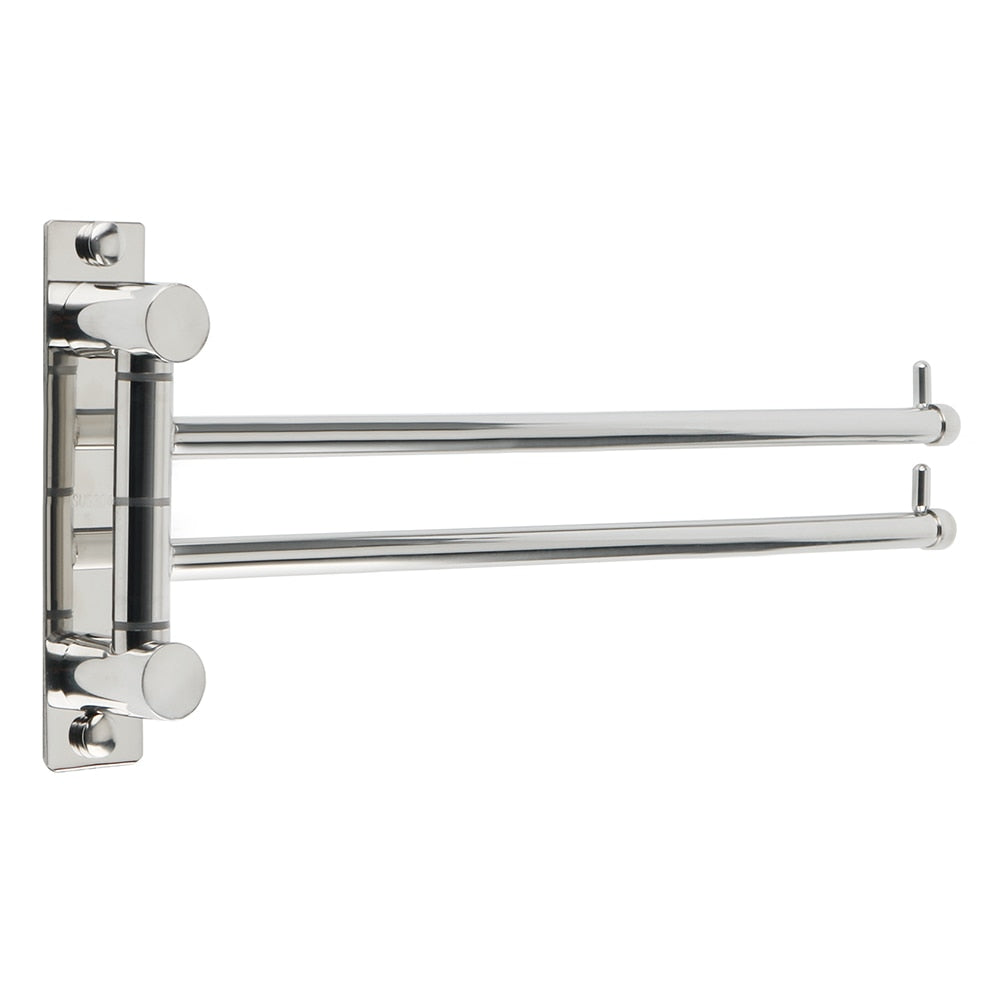 porte serviette mural double