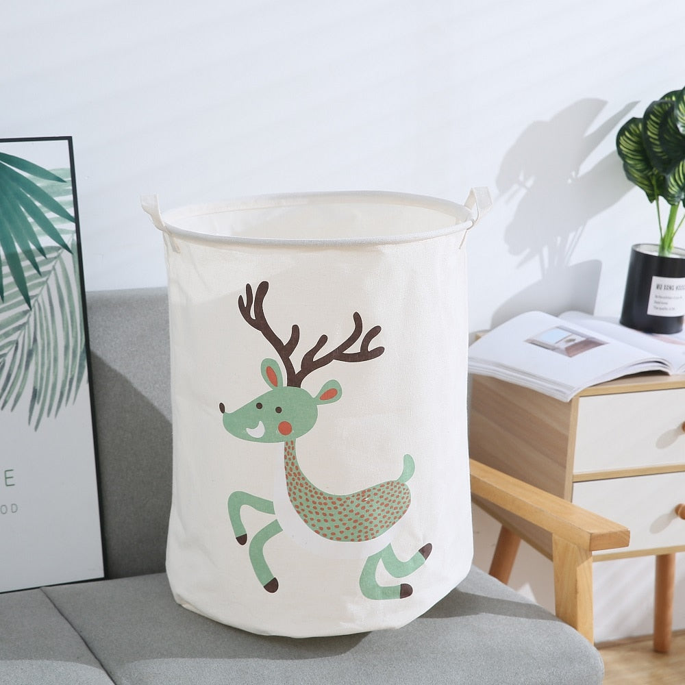 Panier de rangement bébé cerf