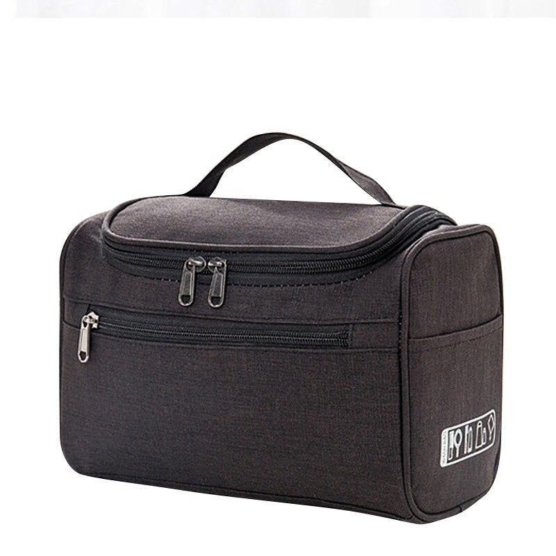 trousse de toilette multi compartiment noir