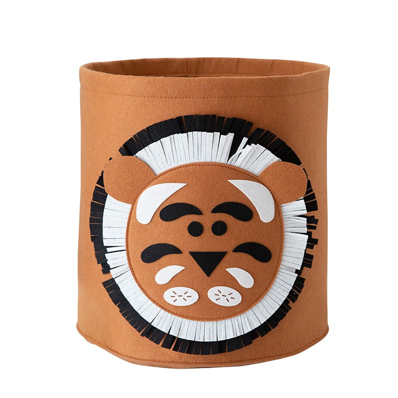 Petit panier de rangement lion
