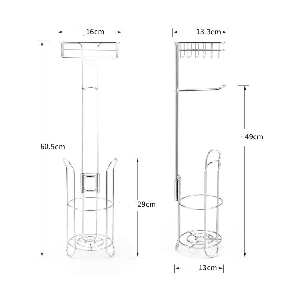 Range papier toilette acier