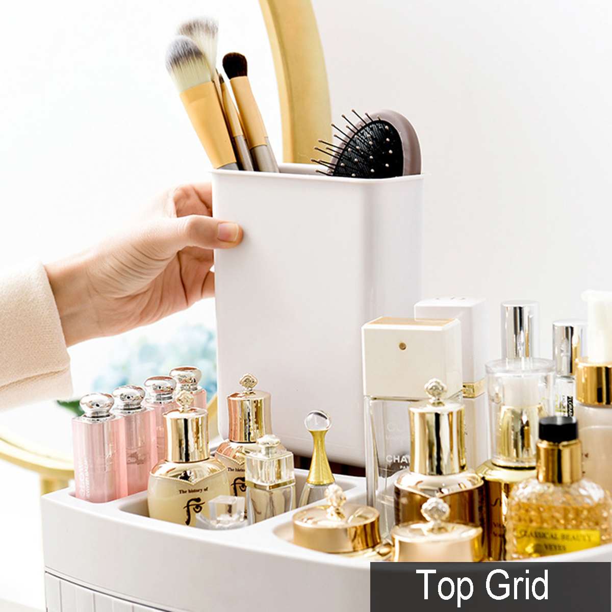 rangement maquillage multiples rangement