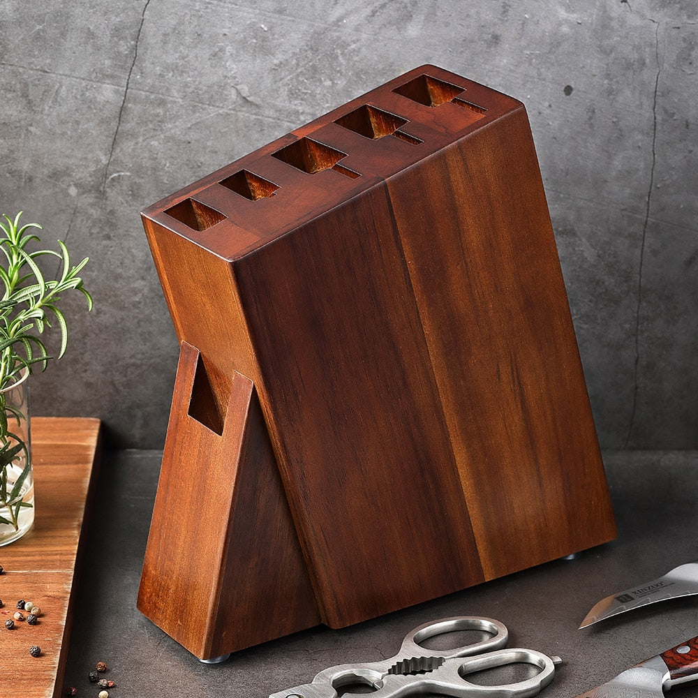 range couteaux bois acacia