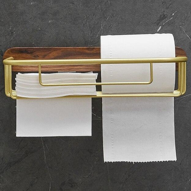 Porte papier toilette bois