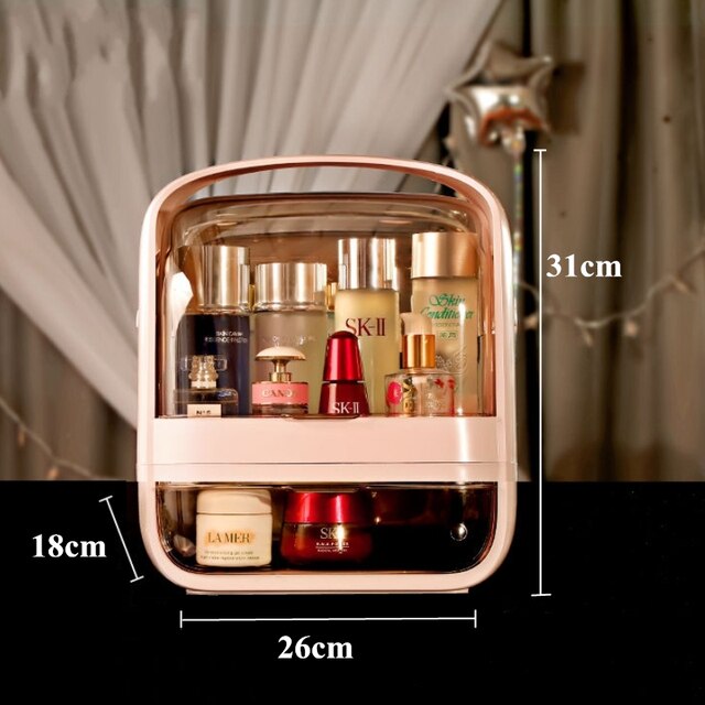 coffret maquillage rose