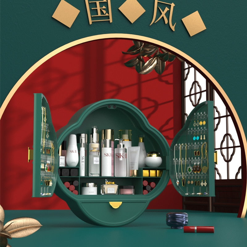 rangement maquillage meuble
