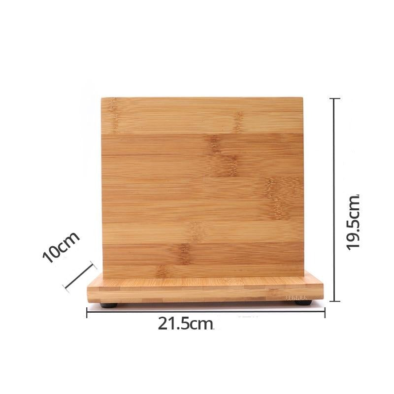 Porte couteau aimanté bois