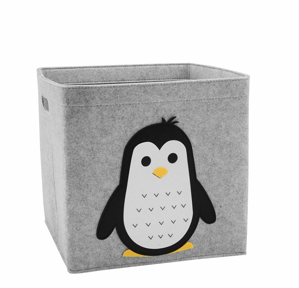 Rangement jouets pingouin