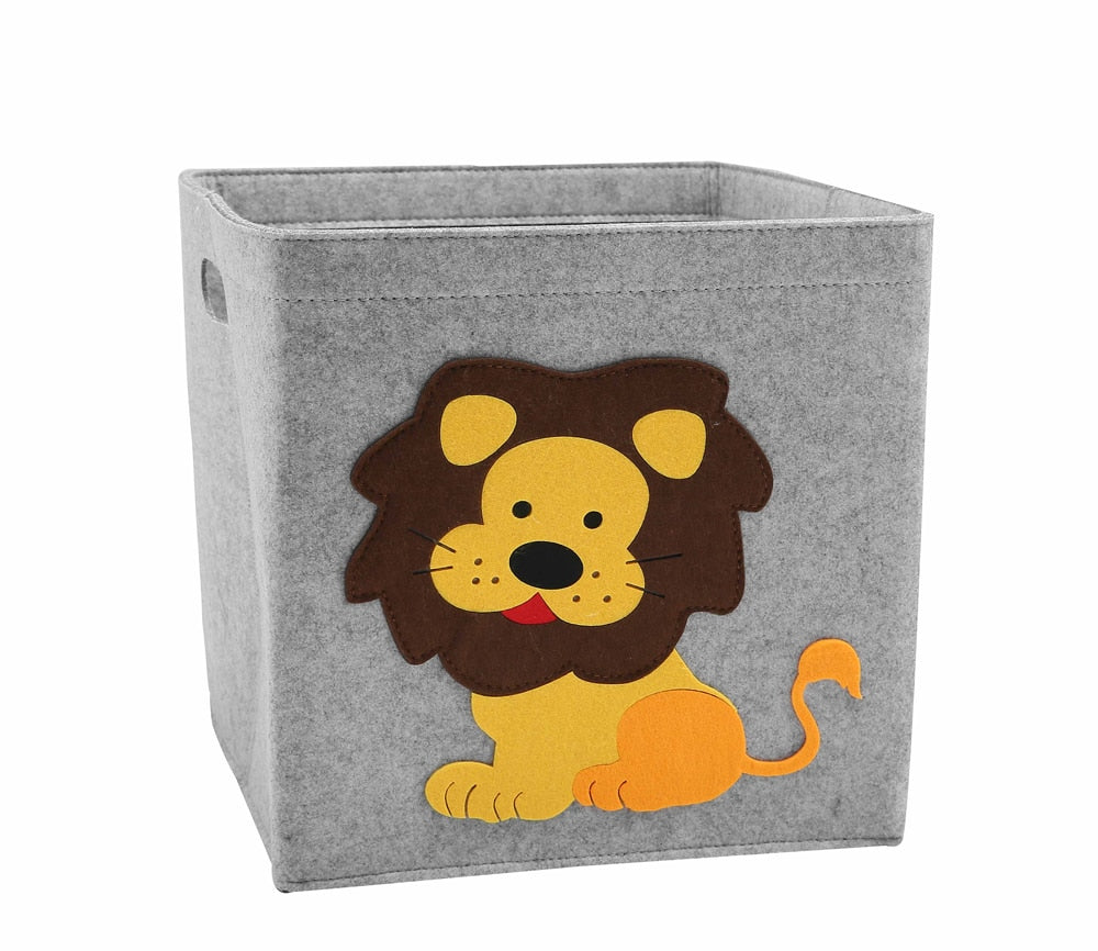 Rangement jouets lion