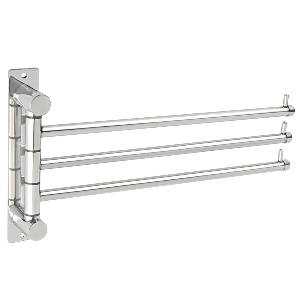 porte serviette mural triple barres