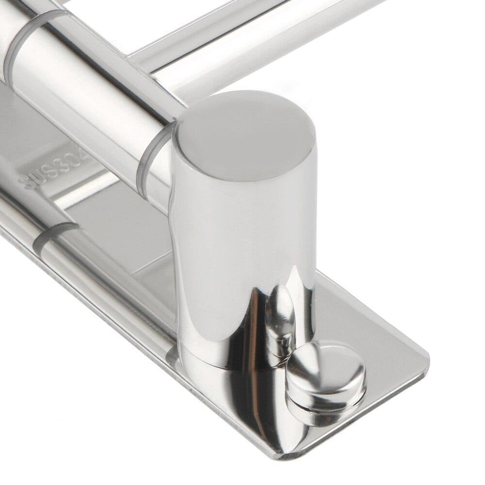 porte serviette mural inox