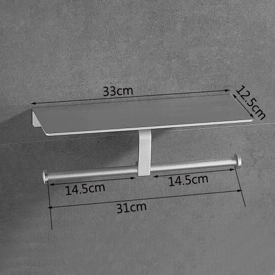 Porte rouleaux wc inox