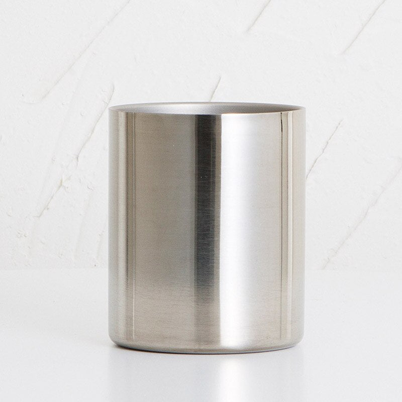Porte crayons argent