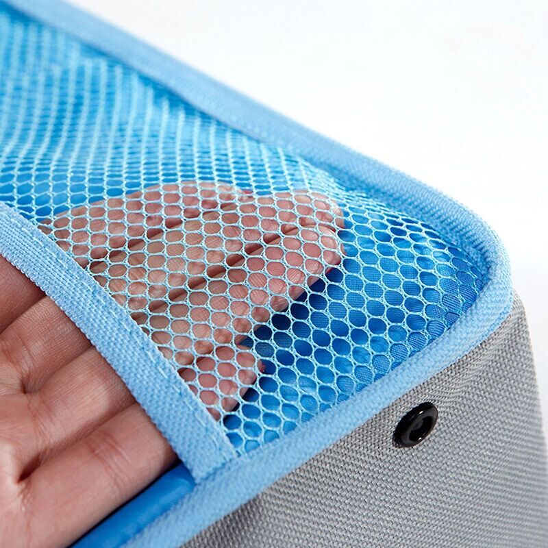 pochette maquillage turquoise