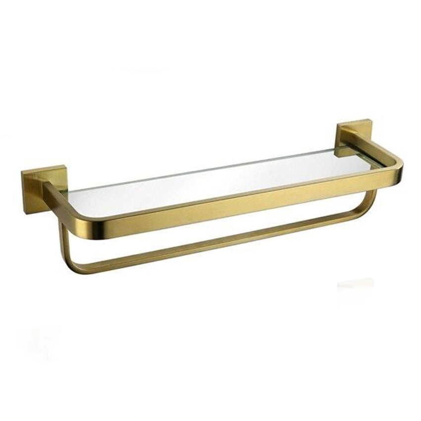 porte serviette salle de bain or