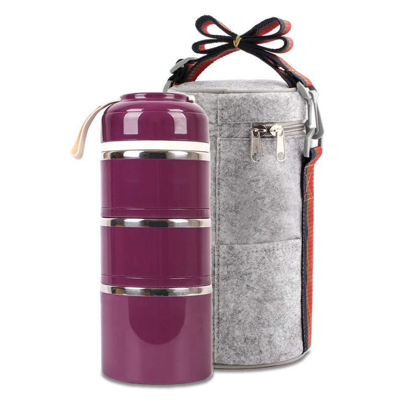 Lunch box isotherm violet